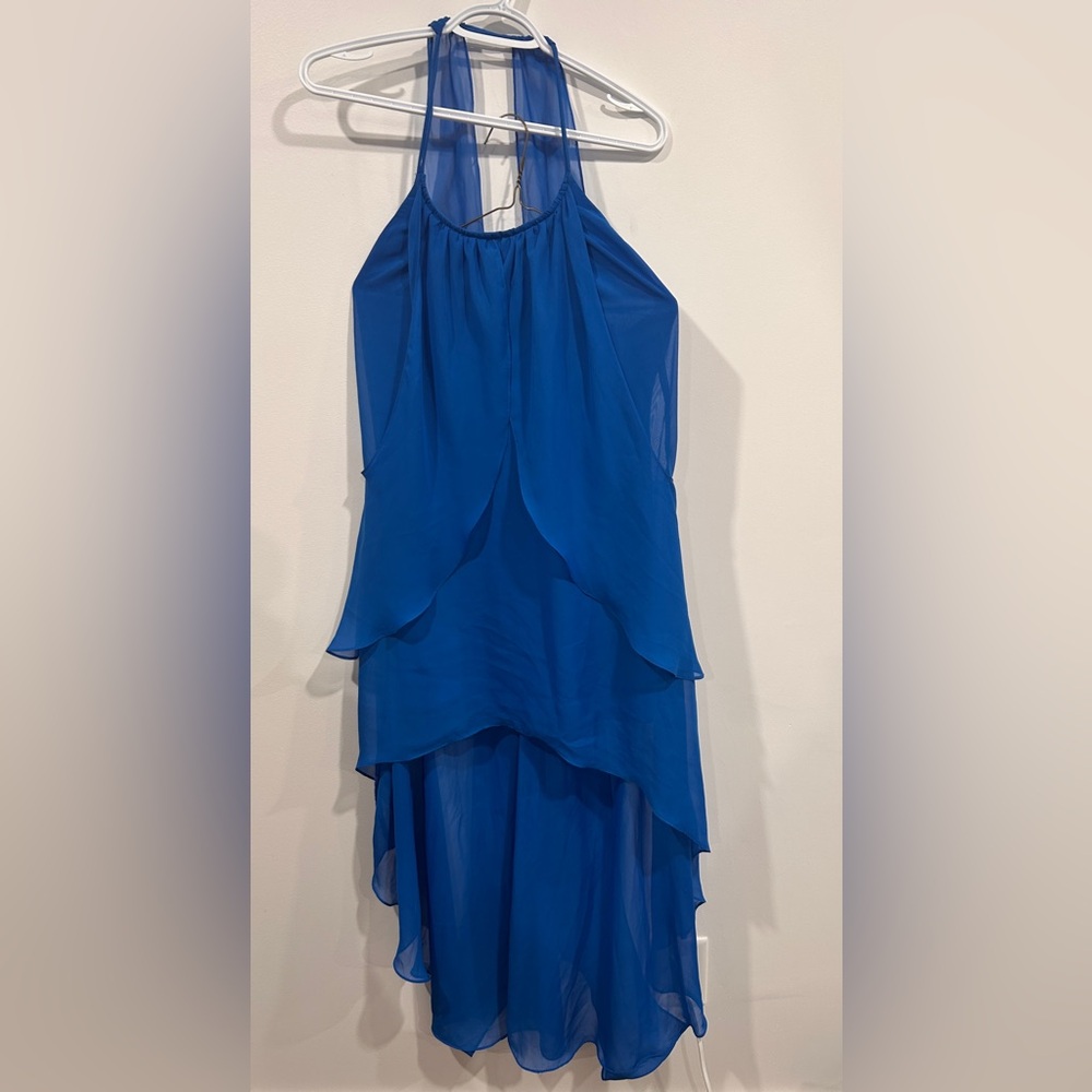 Cache High Low Blue Dress - Picture 5 of 6